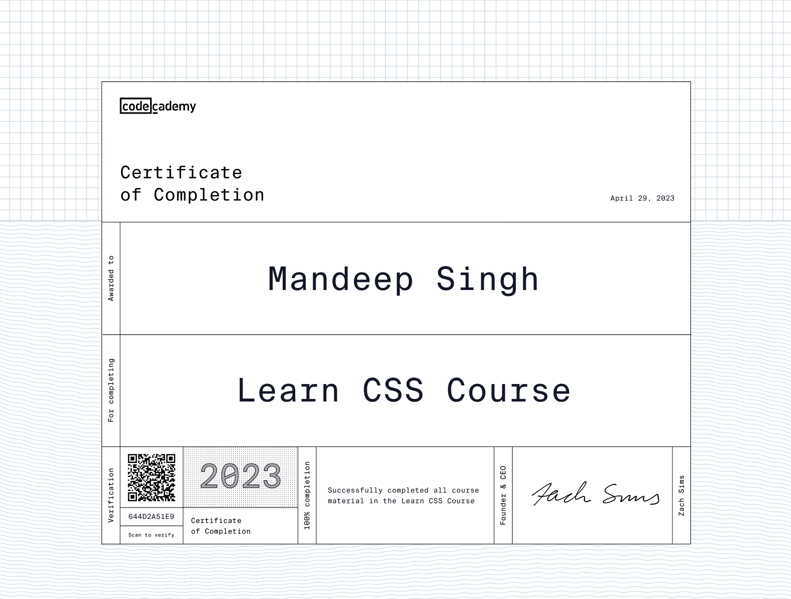 Learn CSS - Codecademy
