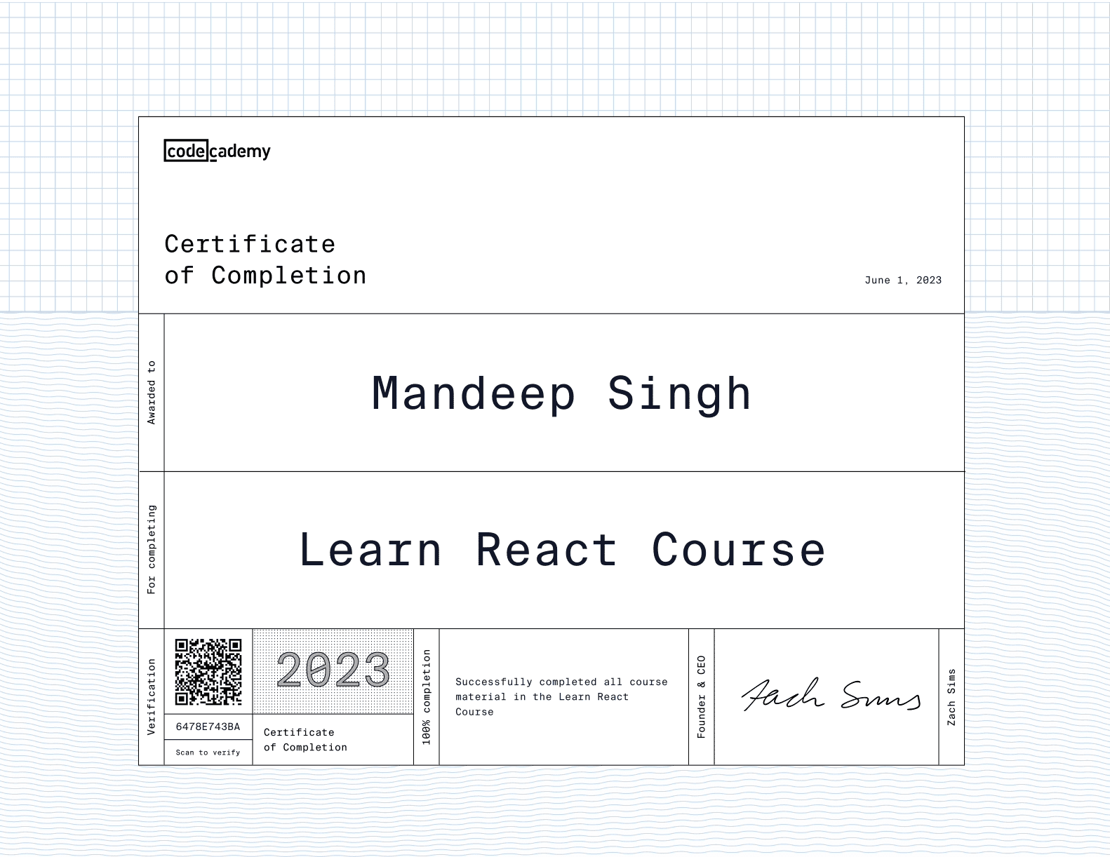 Learn React - Codecademy